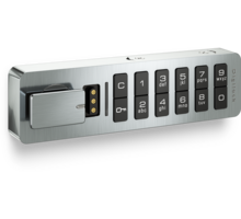 Versa keypad Mini horizontaal geborsteld nikkel wisselende