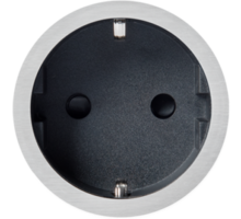 Rond 2.0 Socket F - t.less - brushed nickel - black cup