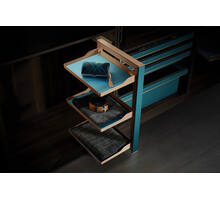 703573 B Series - Side Basket - Left Opening Moran Green