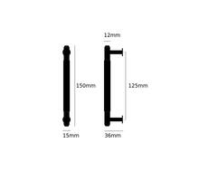 Pull Bar/Linear/Small 150Mm/Brass