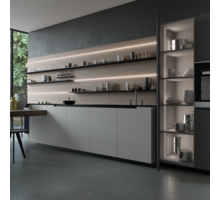 APEX-86 8x6mm met eindkapjes inbouw profiel lengte: