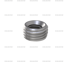 Rampabus voor volkern M6/9x4,8mm type E kort , staal