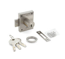 Oplegslot 7810 55x44mm RVS rechts gelijksluitend G-1001