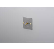 EU 1G Toggle Switch/w/out B+P Logo/Steel