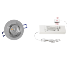 2x Smooth rond Alu+DTW 3000K-2200K+2x verl+ZigBee