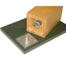 Fixissimo H-120, 120x120mm, hol, massief blad,