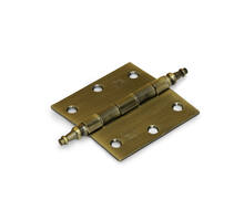 Vaaskopscharnier 76x76x2mm gebronsd met losse pen