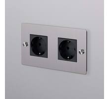 EU 2G Socket/Schuko Type F/Steel