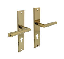 Deurkruk Bastian op schild 245x45 mm PCgat 72mm