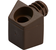 Verbindingsbeslag bruin 22x12mm, verpakt per 2000 stuks