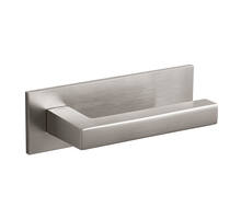 Olivari deurkruk ABC op horizontaal schild rvs mat titaan PV
