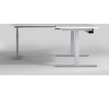De Milano Hoek. Kleur: Zilver RAL9016.