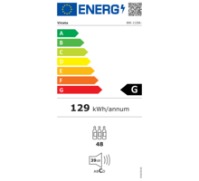 Vinata Wijnklimaatkast Premium, vol glazen deur, 48 Flessen