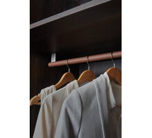 706191 B Series - Square Hanging Rod Brown, 3000mm