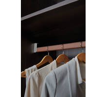 706191 B Series - Square Hanging Rod Brown, 3000mm