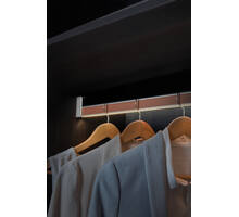 706191 B Series - Square Hanging Rod Brown, 3000mm