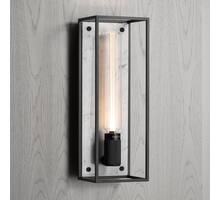 Caged Wall Light/Large/White Marble