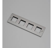 4G Wall Plate/Modules Only/Steel