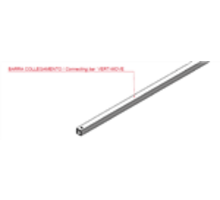 Verbindingsstang 1500mm aluminium, bij verticale schuifdeur