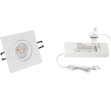 3xSmooth Vierk. wit+3xpowerled+3xverl.+ZigBee