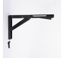 Konsole RVS zwart inklapbaar 307mm, hoogte 165mm