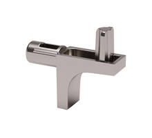 Plankdrager K Line, met 2 stiften 5mm, vernikkeld