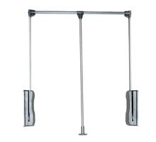 Garderobelift zilver, draagkracht 18-20kg. kastbreedte 70-93