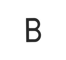 Huisletter B 100mm