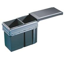 Inbouwafvalemmer 2x 15 liter, voor kast 300mm