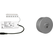 MC-Easy RF ontvanger + MC-Easy 1 knops zilvergrijs