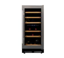 Vinata Wijnklimaatkast Premium, RVS glazen deur, 32 Flessen