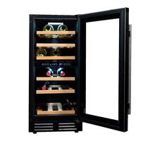 Vinata Wijnklimaatkast Premium, RVS glazen deur, 32 Flessen