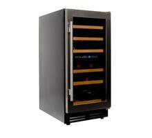 Vinata Wijnklimaatkast Premium, RVS glazen deur, 32 Flessen