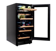 Vinata Wijnklimaatkast Premium, RVS glazen deur, 32 Flessen