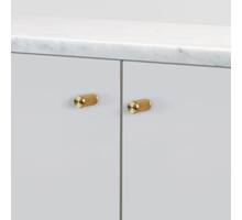 Furniture Knob/Linear/Set Of 2/Brass
