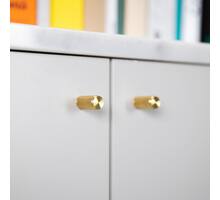 Furniture Knob/Linear/Set Of 2/Brass