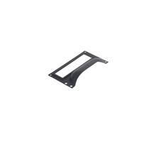 Etiketgreep 73 mm mat zwart