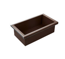 706054 B Series - Leather Clothes Basket (D) - 900mm, Brown