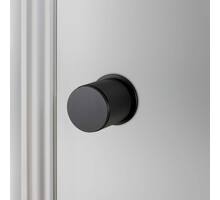 Door Knob Set/Cross/Black