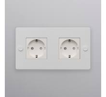 EU 2G Socket/Schuko Type F/White