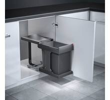 Inbouwafvalemmer 1x 20 ltr voor kastbreedte 400mm