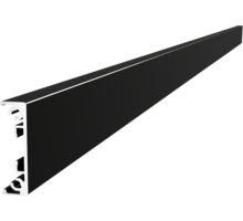 Spaceship afdekprofiel aluminium zwart, lengte 2500mm