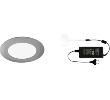 6x Date Edelstaal Look 12V + Driver 24W