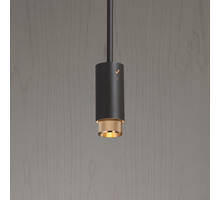 Exhaust Pendant/Cross/Graphite/Brass