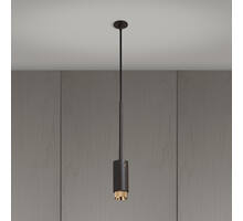 Exhaust Pendant/Cross/Graphite/Brass