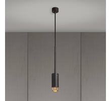 Exhaust Pendant/Cross/Graphite/Brass