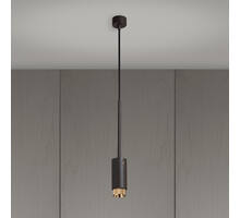 Exhaust Pendant/Cross/Graphite/Brass