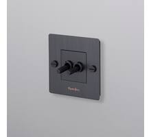1G Double Toggle Switch/Smoked Bronze