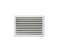 Luchtrooster 340x240mm aluminium zilver