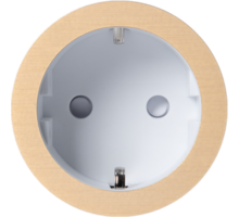 Rond 2.0 MultifitSocket F- brushed brass - white cup